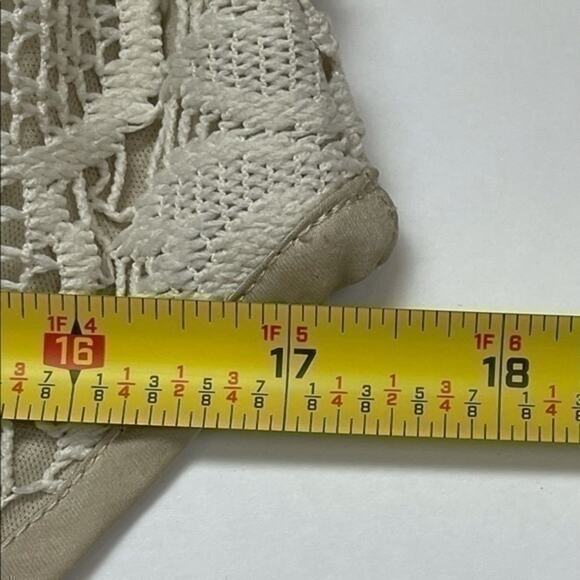 Melonie T Sheer Cream Lace Feminine Party Event Dress Size 8 - Picture 11 of 12